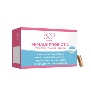 Bluma Feminine Balance Probiotics – 30 Capsules | With Organic Yeast Selenium, Vitamin C & Folic Acid | Supports pH Balance & Digestive Health