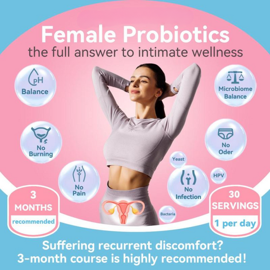 Bluma Feminine Balance Probiotics – 30 Capsules | With Organic Yeast Selenium, Vitamin C & Folic Acid | Supports pH Balance & Digestive Health