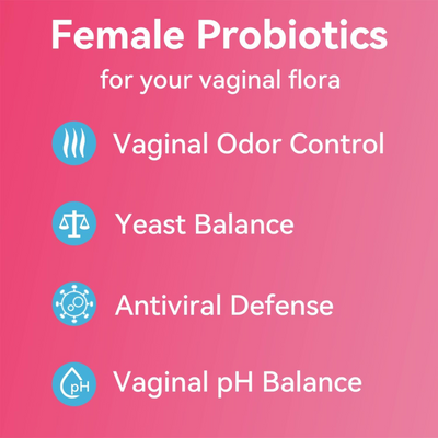 Bluma Feminine Balance Probiotics – 30 Capsules | With Organic Yeast Selenium, Vitamin C & Folic Acid | Supports pH Balance & Digestive Health