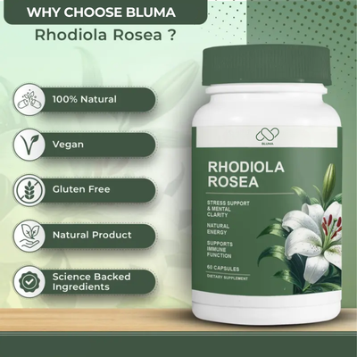 Bluma Rhodiola Rosea Capsules