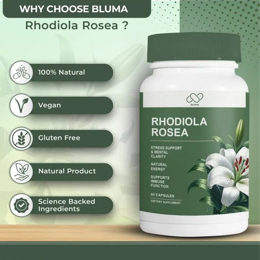 Bluma Rhodiola Rosea Capsules
