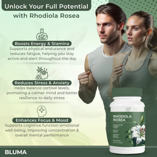 Bluma Rhodiola Rosea Capsules