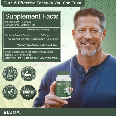 Bluma Rhodiola Rosea Capsules