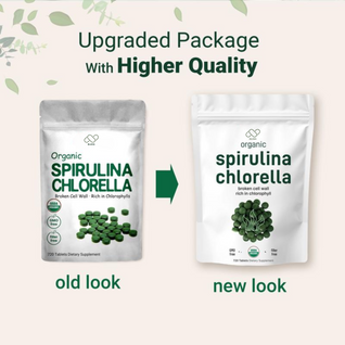 Bluma Organic Spirulina and Chlorella Tablets