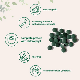 Bluma Organic Spirulina and Chlorella Tablets